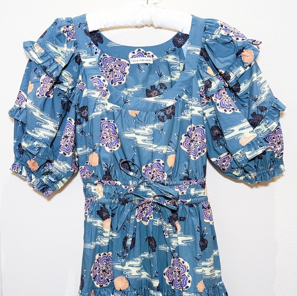 EUC Ulla Johnson Naomi Dress in River - Picture 4 of 15